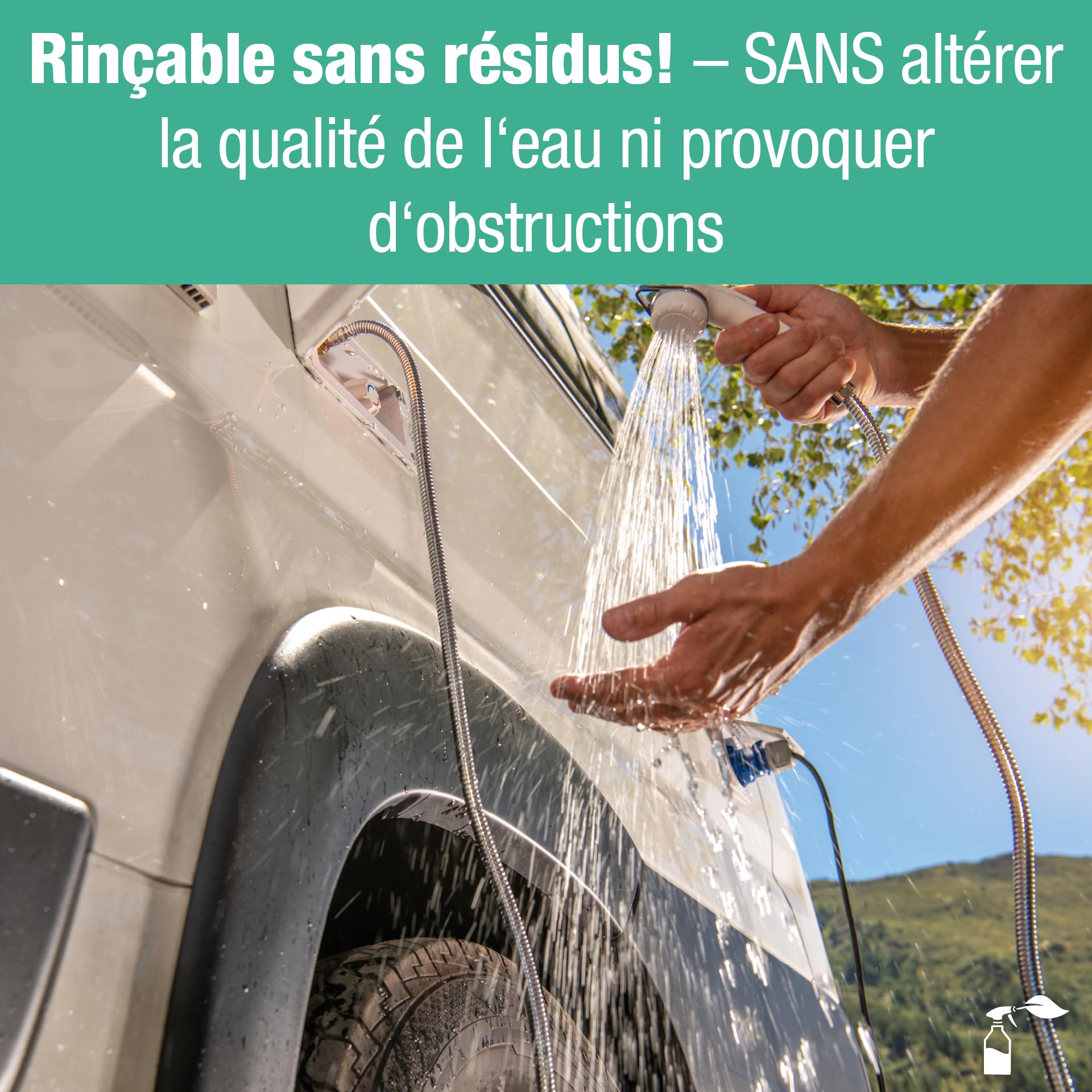 bio-chem - Nettoyant pour réservoir d'eau Douce 5L - Entretien des réservoirs de Caravane et Camping Car - Contient de l'acide citrique Naturel - Produits et Accessoires véhicules de Camping