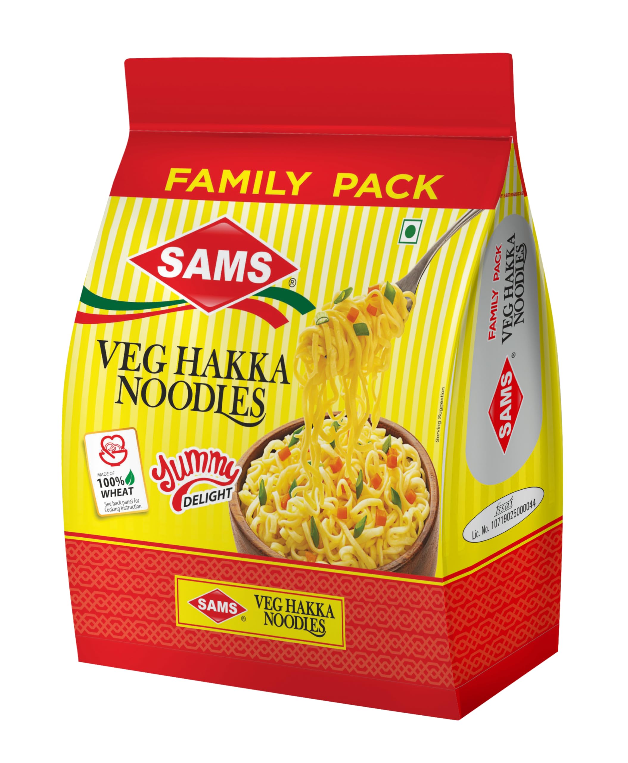 Sams Veg Hakka Noodles 900g Family Pack Chinese Food for Breakfast Lunch Dinner, Fast Foods and Soups-picture-28