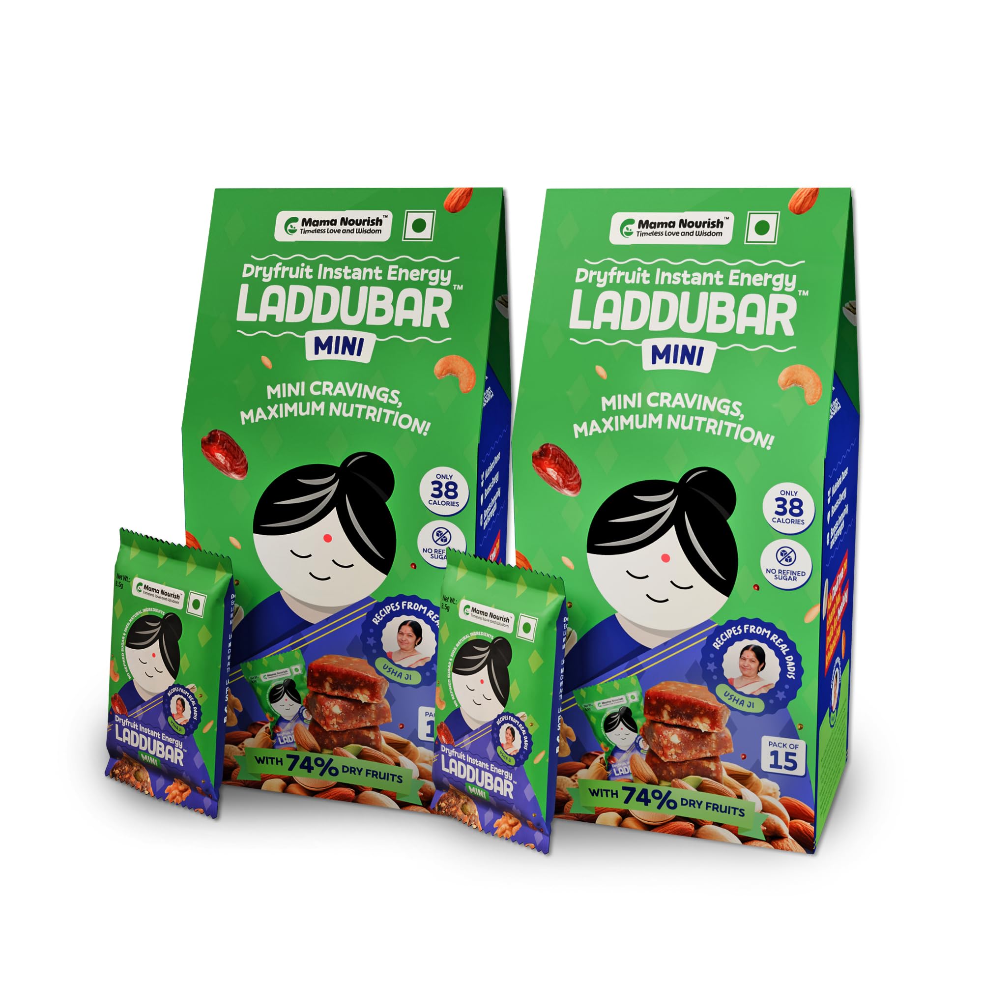 LADDUBAR Minis - Dryfruit Energy Bars Total 30 mini bars (B0DHH83VTC) Amazon Price History, Amazon Price Tracker