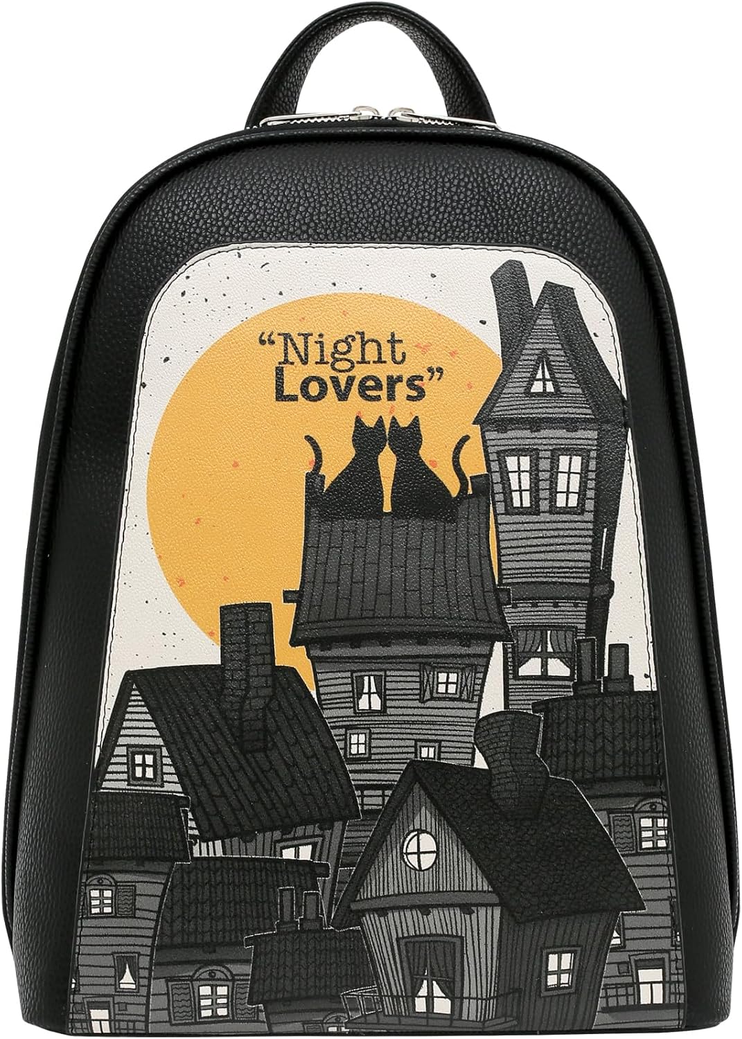 DOGO Small Backpack for Women - Vegan Leather and Unique Design Handmade Backpack Purse for Women, Fly Anywhere Design