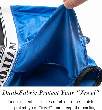 ZONBAILON Men’s Sexy Bulge Enhancing Ball Pouch Boxer Briefs Male Athletic Mesh Breathable Stretchy Boxers Underwear 3Packs