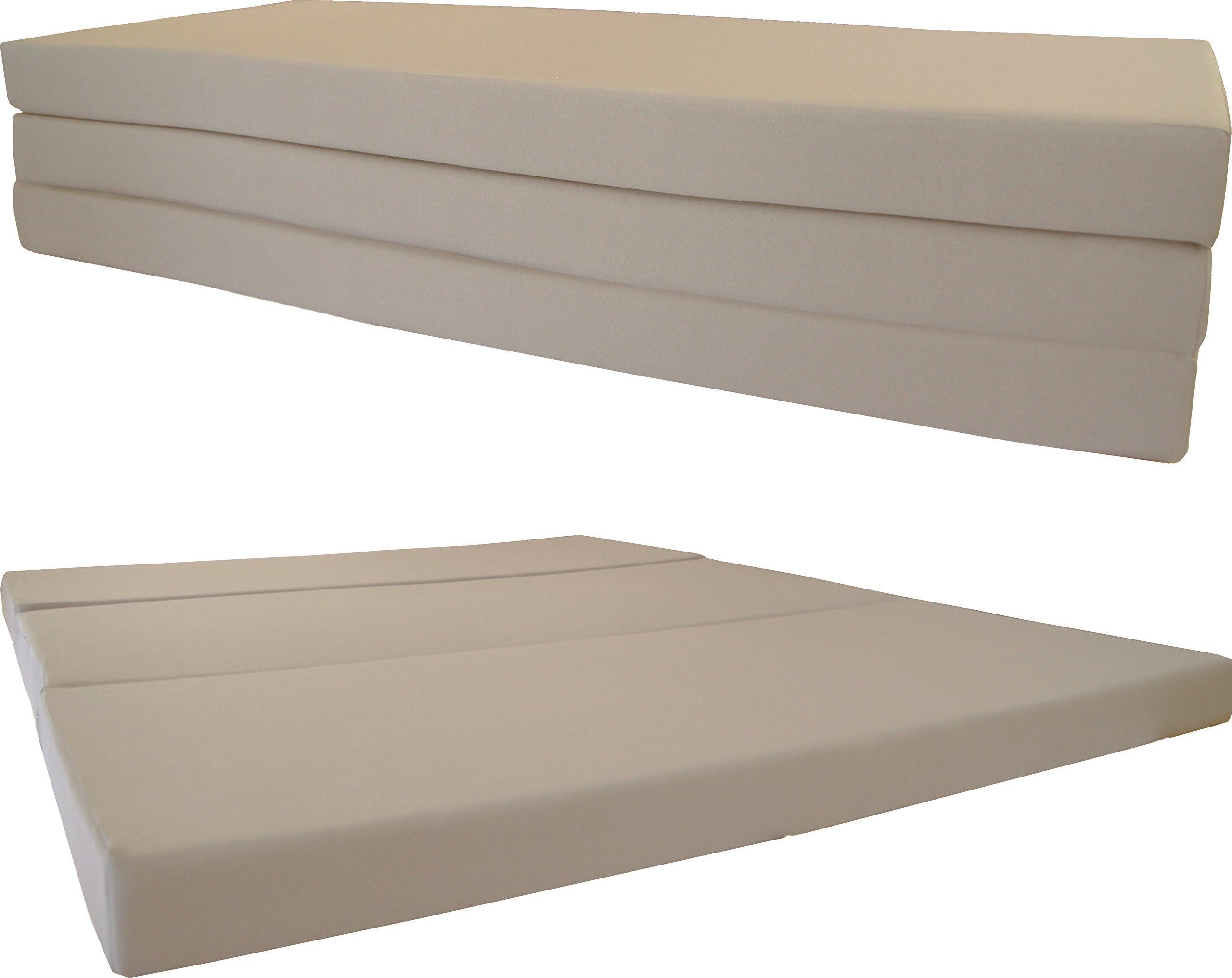 D&D Futon Furniture Shikibuton Tri Fold Foam Beds, TriFold