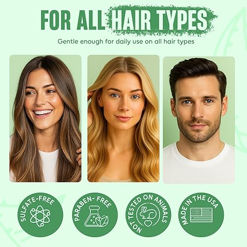 Miniatura 7 de Juego de champú y acondicionador de aloe vera con aceite de batana, fórmula hidratante, calmante y de equilibrio de humedad para cuero cabelludo