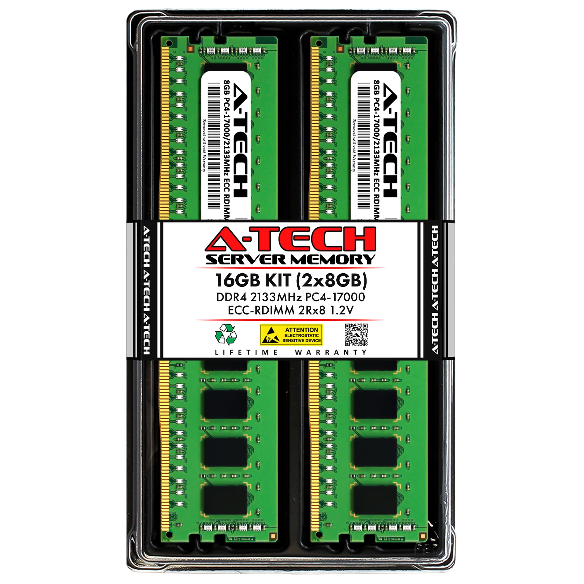 A-Tech 64GB Kit (2x32GB) DDR4 2666MHz PC4-21300 ECC RDIMM 2Rx4 Dual Rank 1.2V ECC Registered DIMM 288-Pin Server & Workstation RAM Memory Upgrade Modules (A-Tech Enterprise Series) — view 192