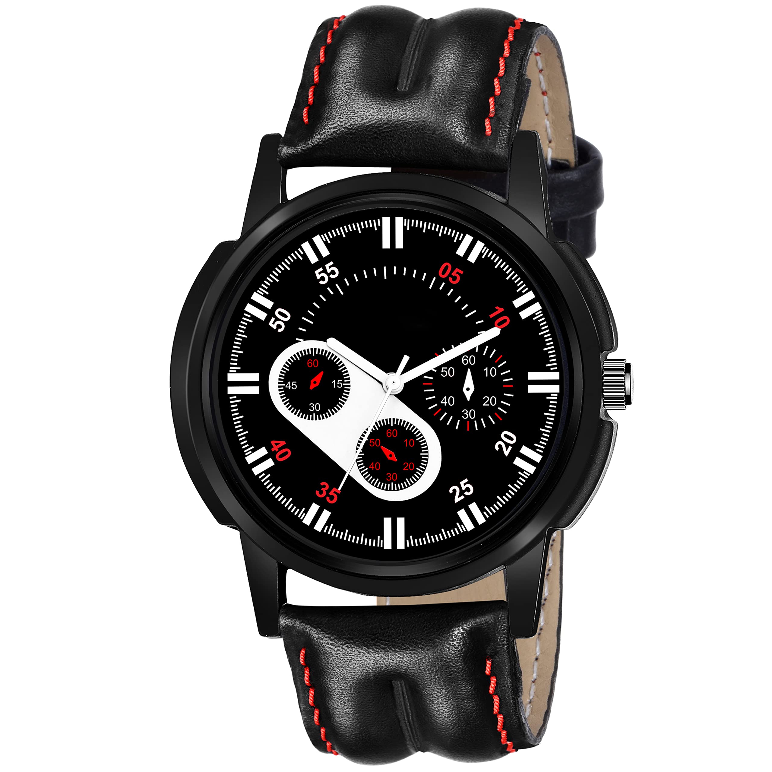 FRAVY Black Analoug Formal Wrist Watch for Mens Boys -W032 (B0BC1Y8WXC) Amazon Price History, Amazon Price Tracker