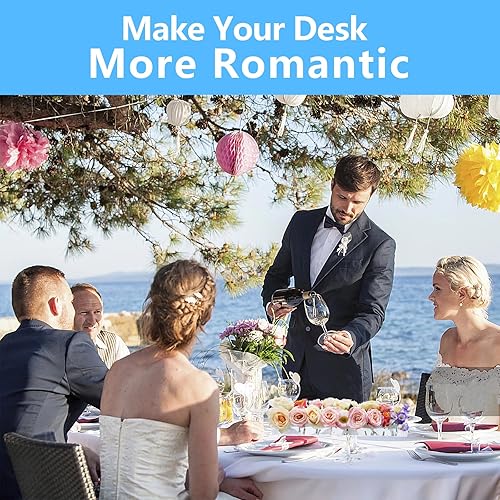 Miniatura 2 de Florero de acrílico transparente, centro de mesa rectangular floral, florero de acrílico de 17.7 pulgadas rectangular para mesa de comedor, 18