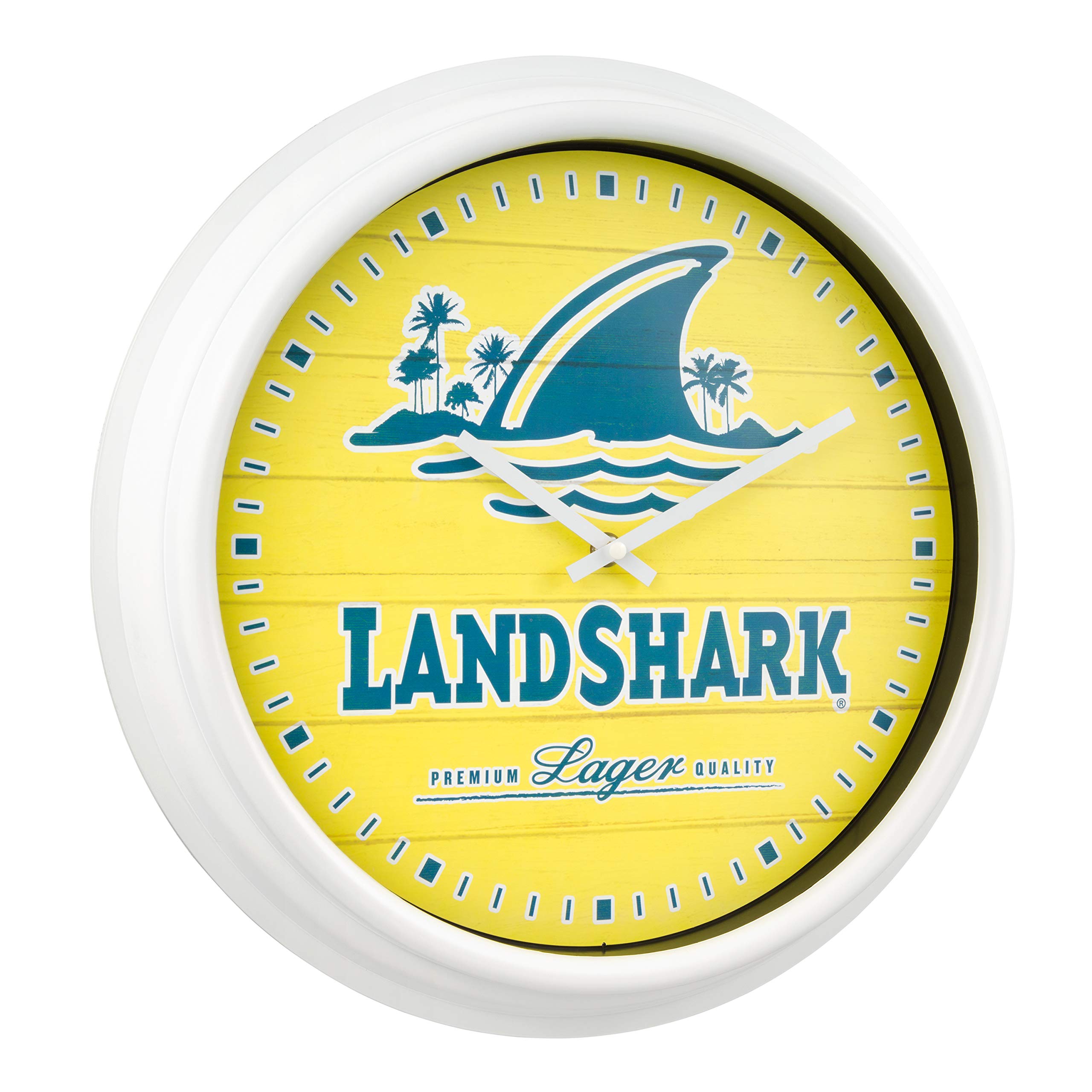 Amazon.com: La Crosse Clock 433-3841LS 15.75 Inch Landshark Indoor