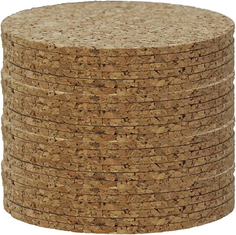 Gessner Cork Coasters - 24 Coasters