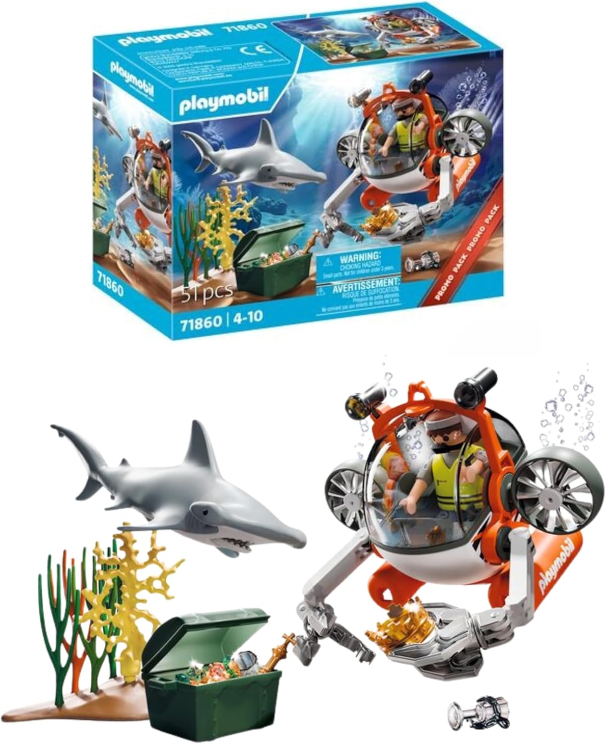 Playmobil Treasure Hunt with Submarine