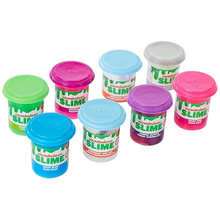 Buy CraZArt Nickelodeon Slime Jumbo Slimy Combos Tube W/6 PreMade