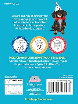 Happy Birthday - Touch and Feel Board Book - Sensory Board Book (Touch & Feel Sensory Board Books for Baby & Toddler Time)
