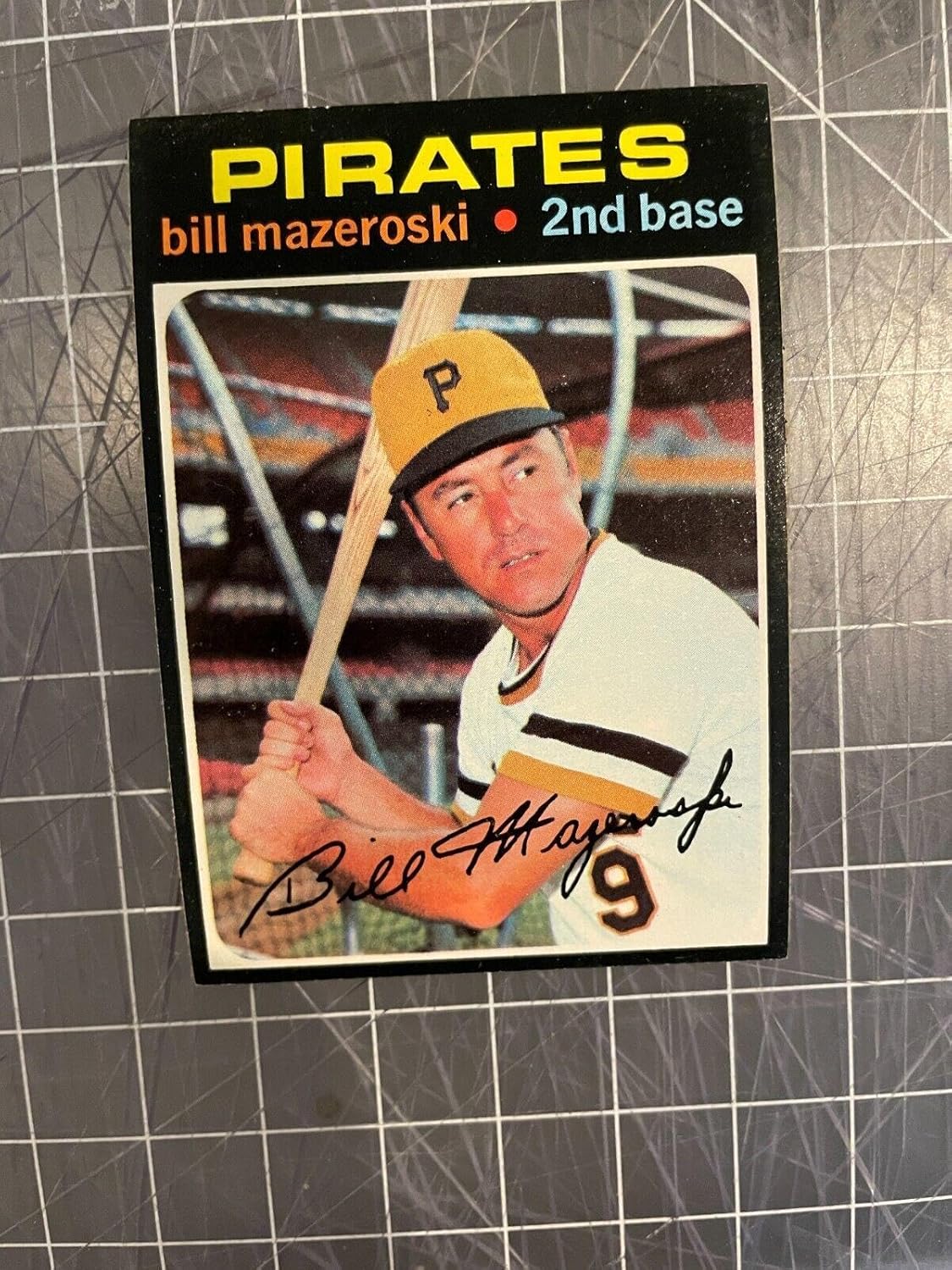 1971 Topps #110 Bill Mazeroski Pittsburgh Pirates Baseball Card Nm+ - Slabbed Baseball Cards