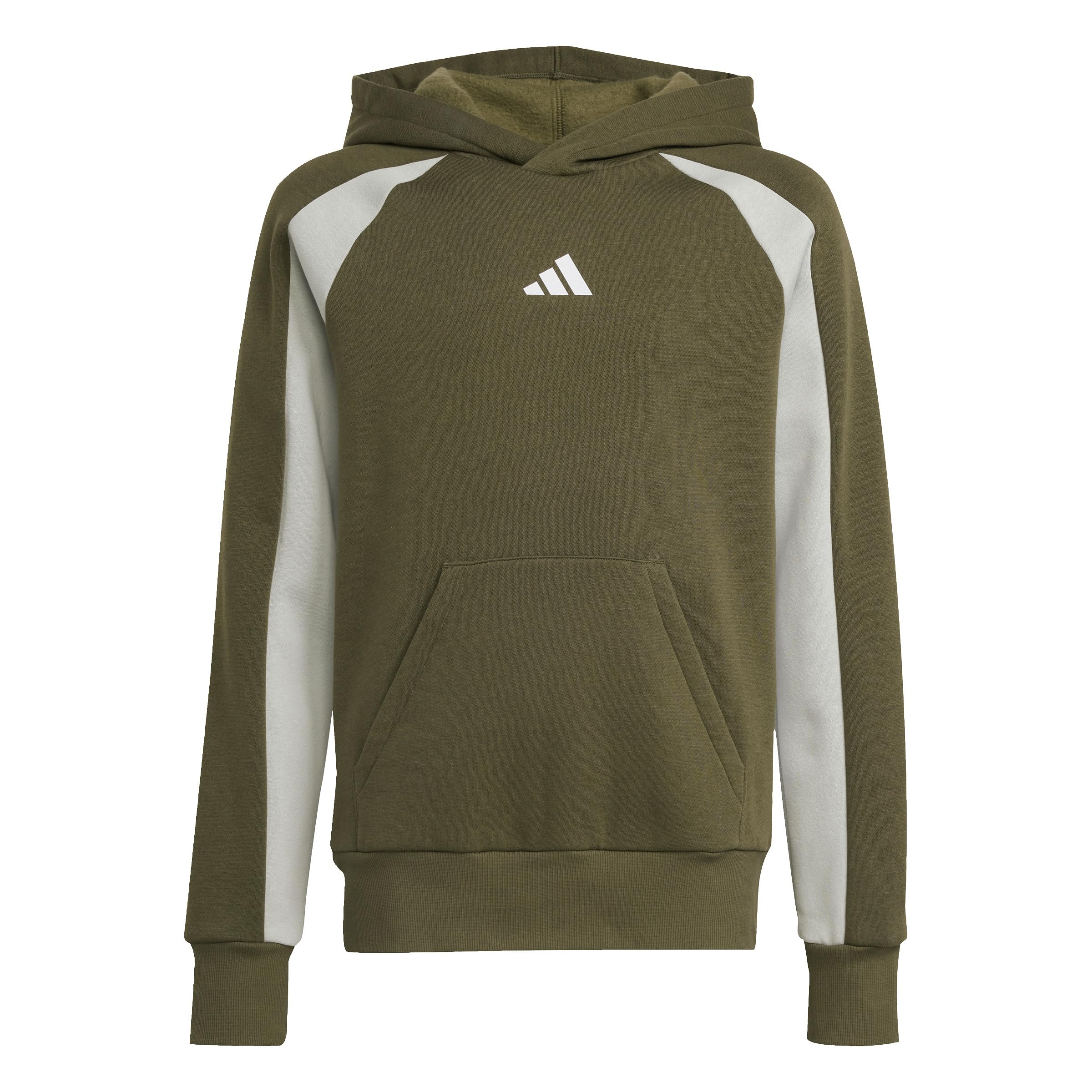 Adidas Seasonal Essentials Colorblock Fleece Hoodie Sudadera con Capucha Unisex niños (Pack de 1)