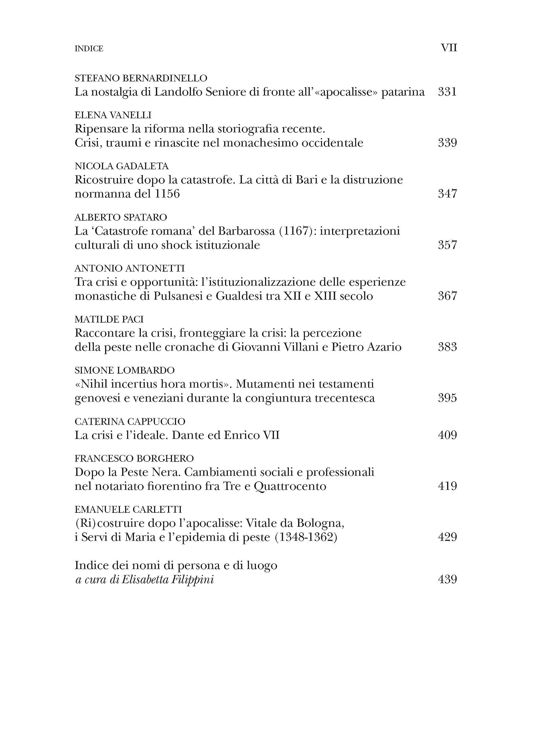 Dopo l'Apocalisse. Rappresentare lo shock e progettare la rinascita (secoli X-XIV). Le settimane internazionali della Mendola. Nuova serie (Vol. 8)