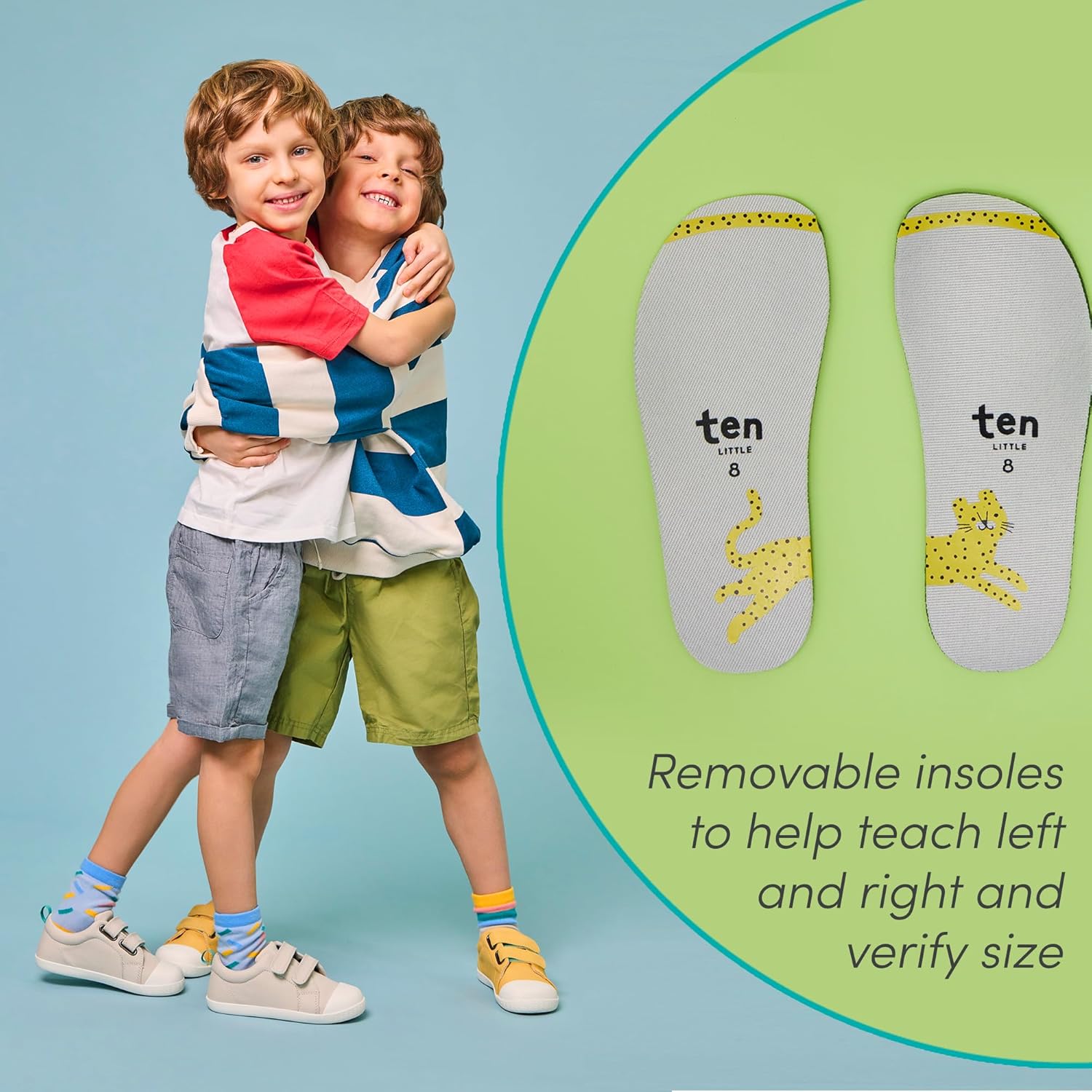 Ten Little Eco Canvas Kids & Toddler Shoes - APMA-Accepted, Lightweight, Breathable, 100% Recycled Cotton Kids Shoes - Non-Slip, Wide Toe Box, Zero-Drop, Flexible Toddler Sneakers