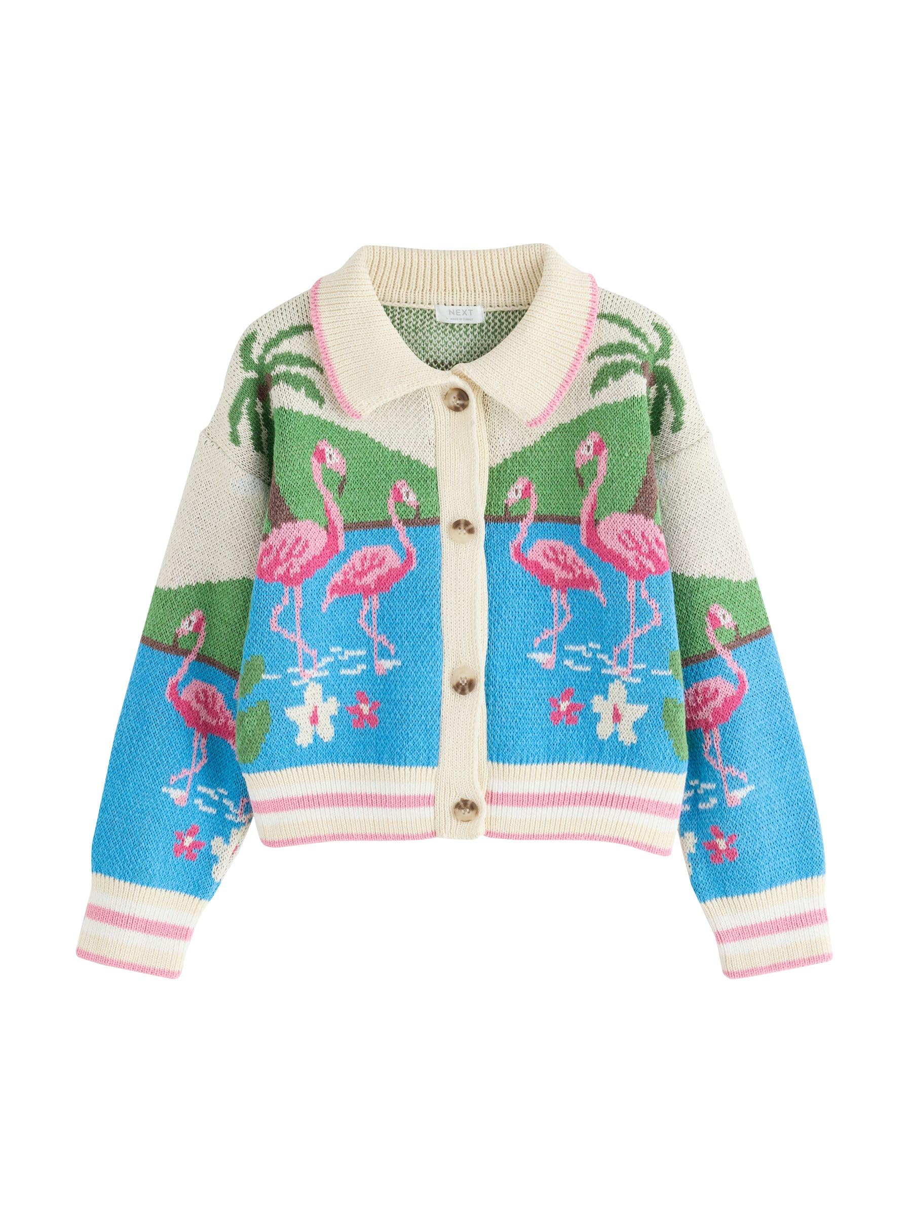 NEXT Niñas Cárdigan con Cuello