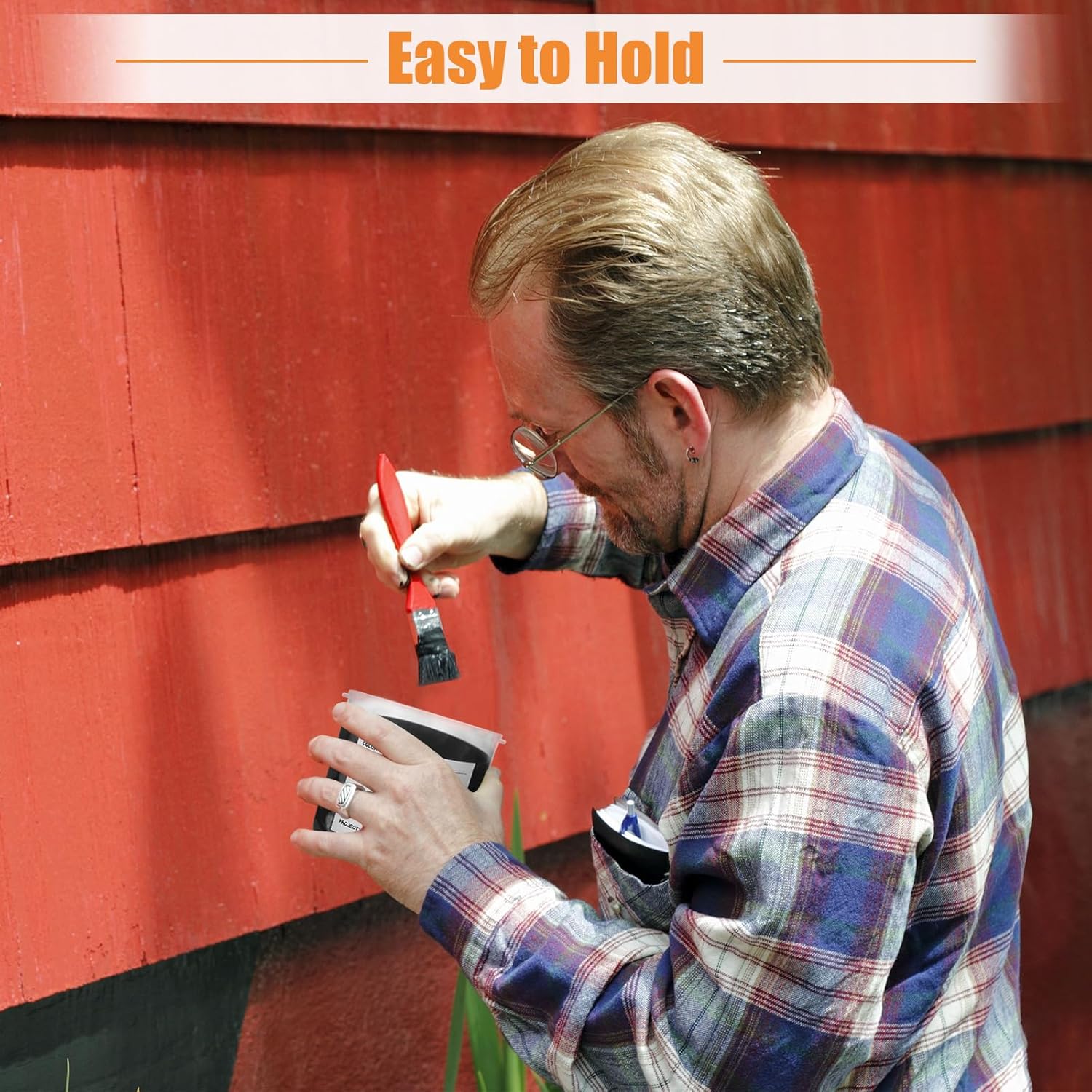 Remerry 8 Sets Paint Container with Stainless Steel Mixing Ball Touch up Storage Cups with Lids Paint Containers Storage Airtight for Repainting(600 ml) - Image 3