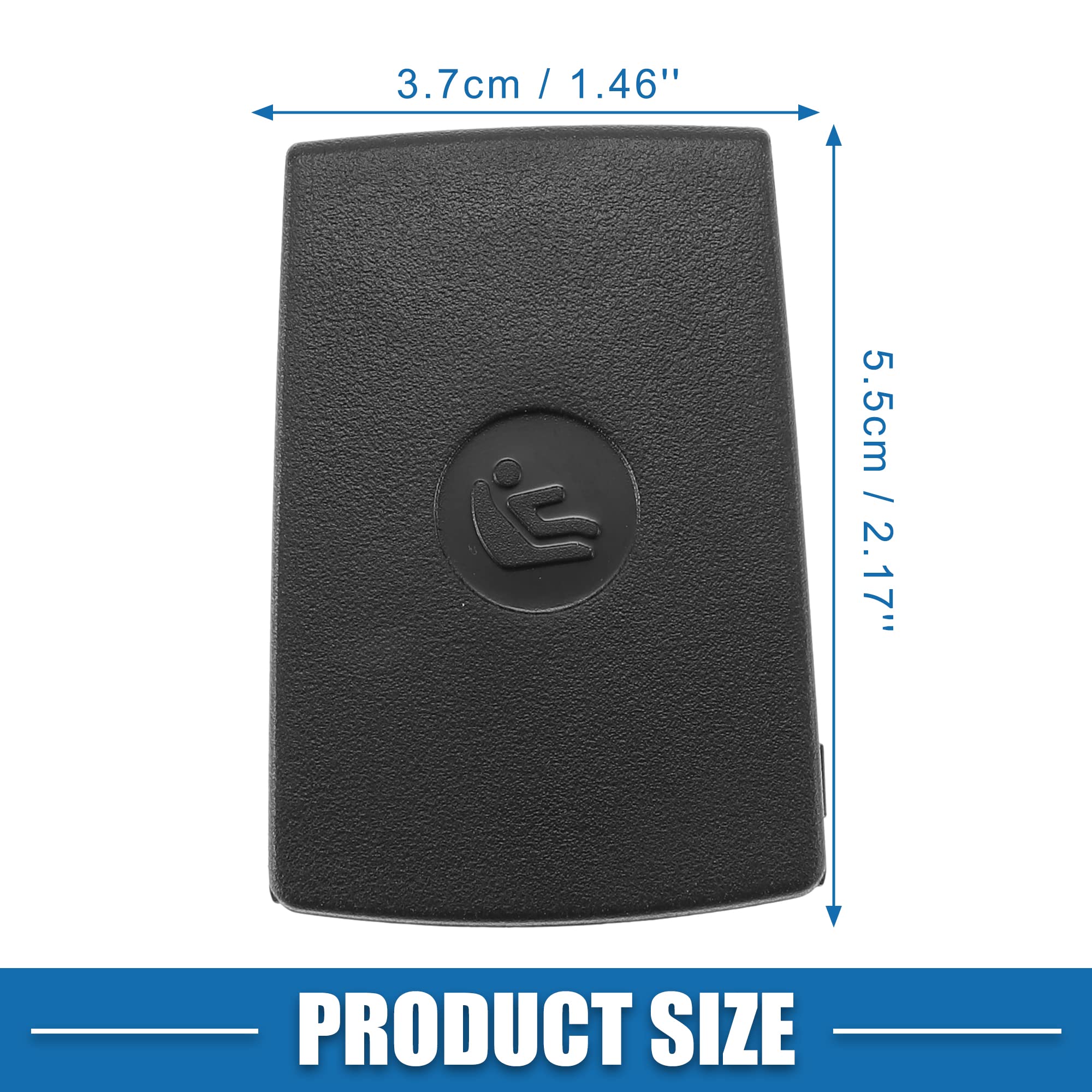 Amazon.com: A ABSOPRO Rear Child Seat Anchor ISOFix Cover  