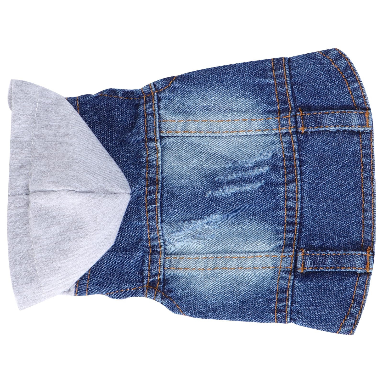 GANAZONO Dog Vest Cooling Vest for Dogs Denim Jacket Hat Pet Supplies Knitted Hat s