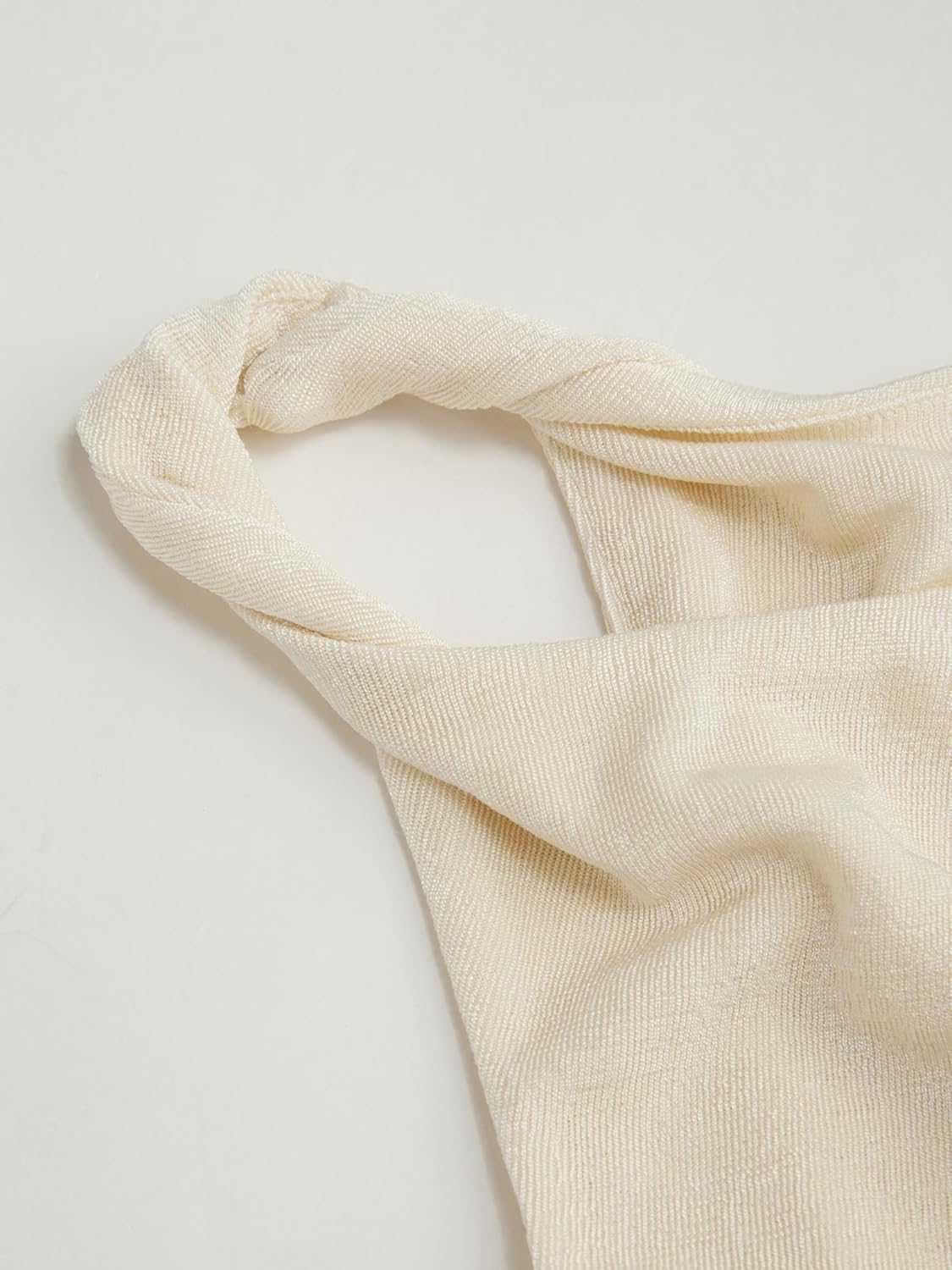 CIDER Tank Tops for Women Asymmetrical Neck Sleeveless Ruched Knit High Stretch Fit Trendy Tops - Image 2