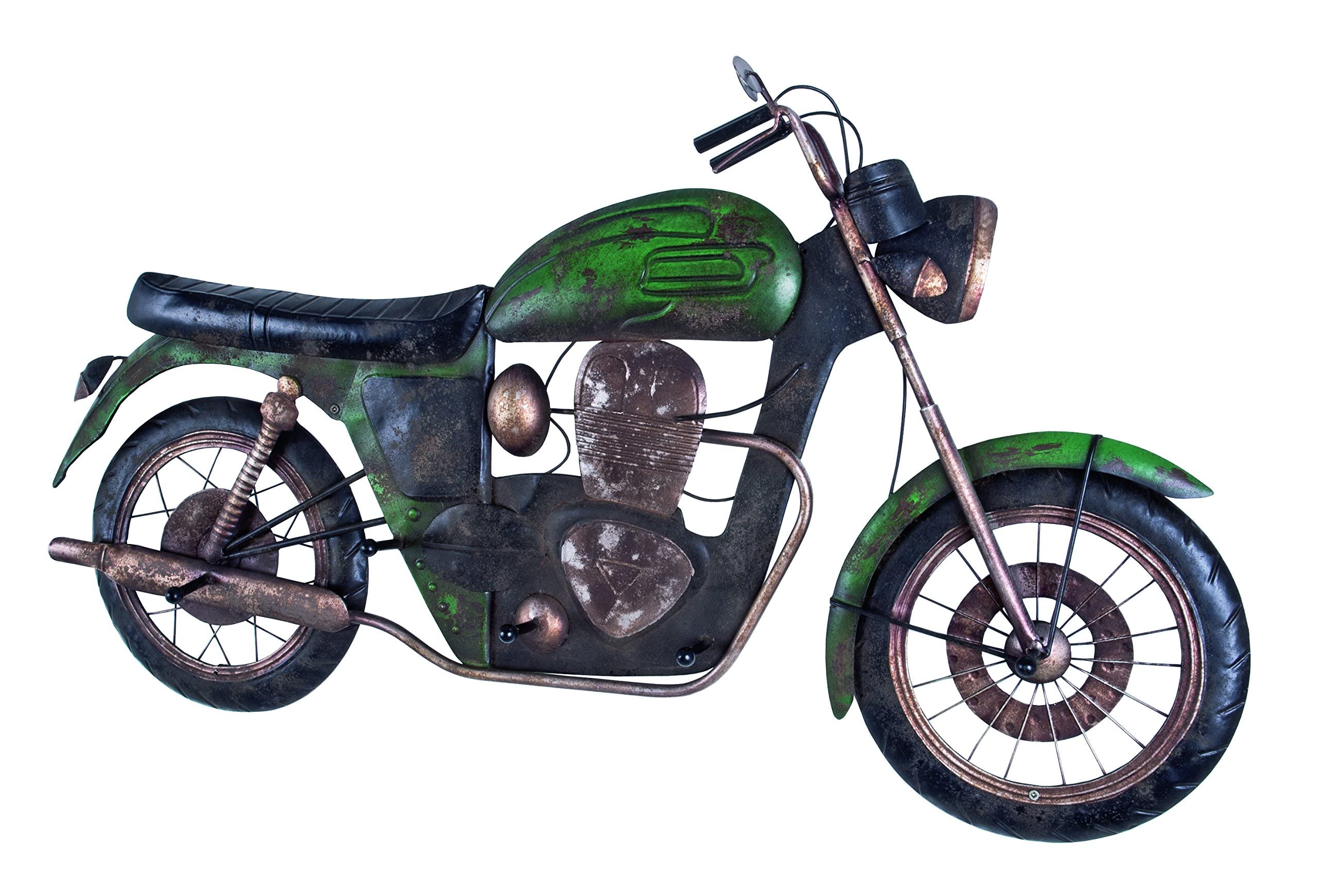 HAKU Möbel Garderobe Murale Multicolore, Vintage, Bois Massif, Métal