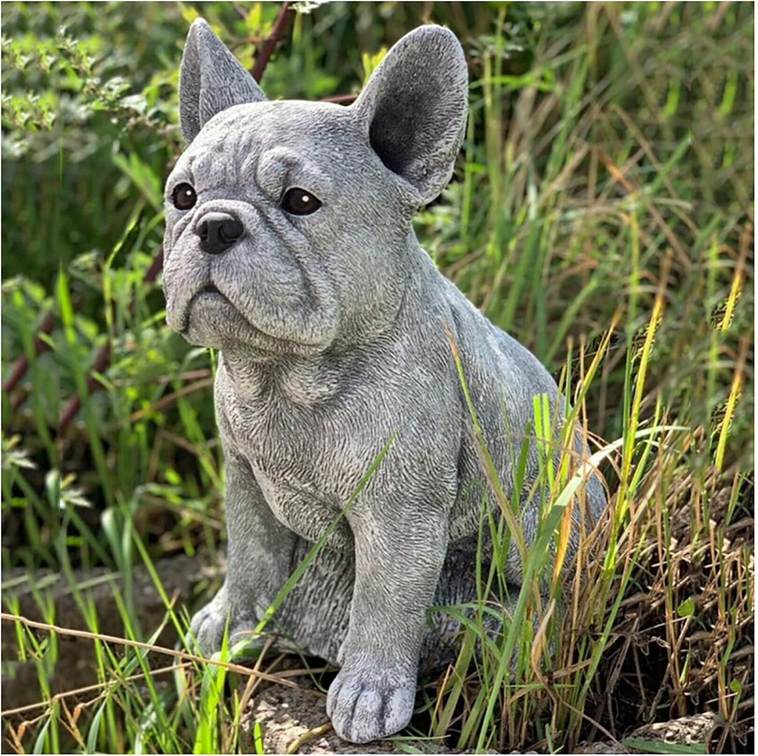 Crewell Dachshund Statue Garden Decor Resin Crafts Dog Lover Gift Sculpture Patio Lawn Courtyard Home Decoration