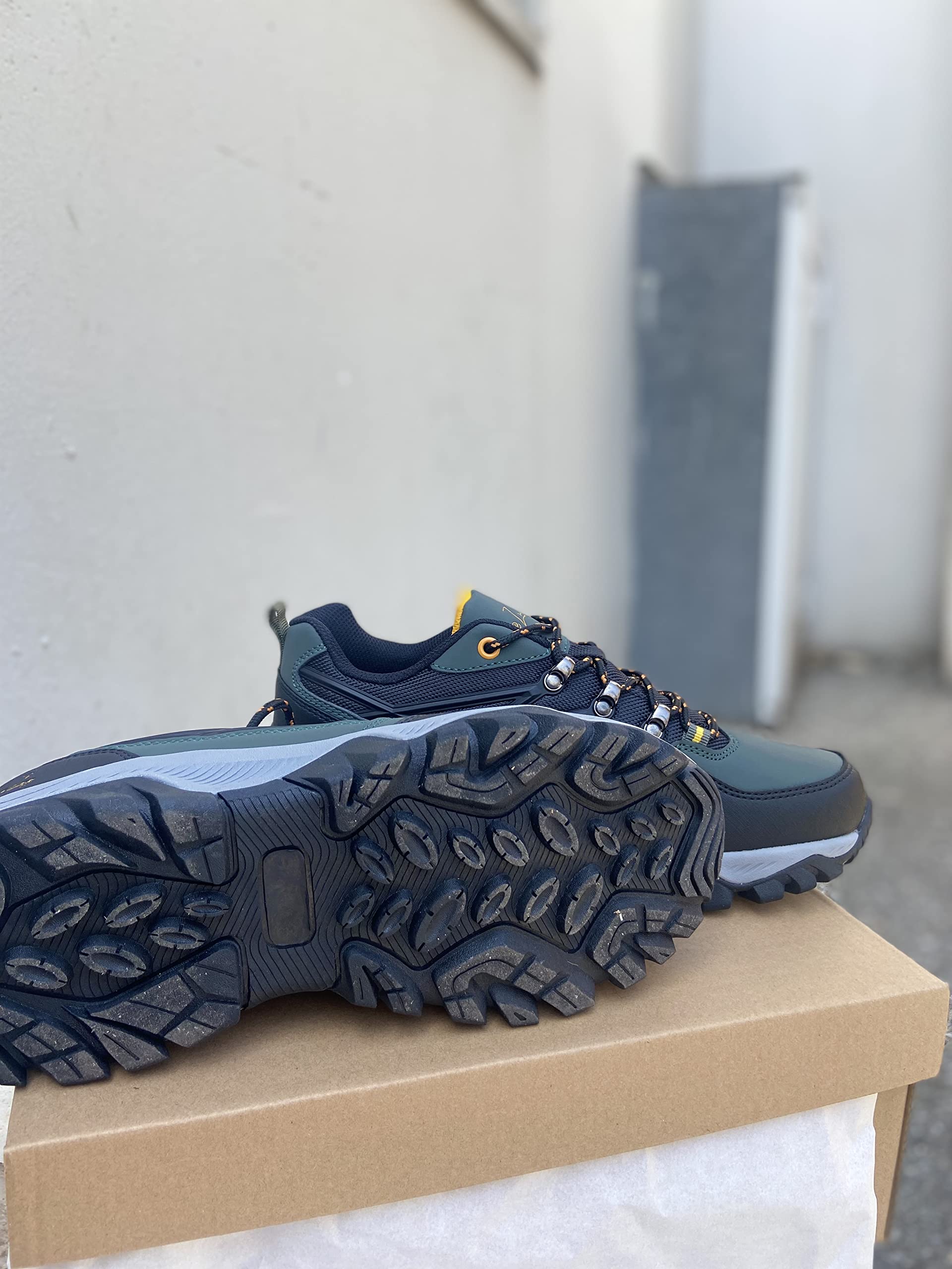Zapatillas de senderismo/alpinismo unisex H/F – Zapatillas impermeables antideslizantes – Comodidad y durabilidad – Caqui