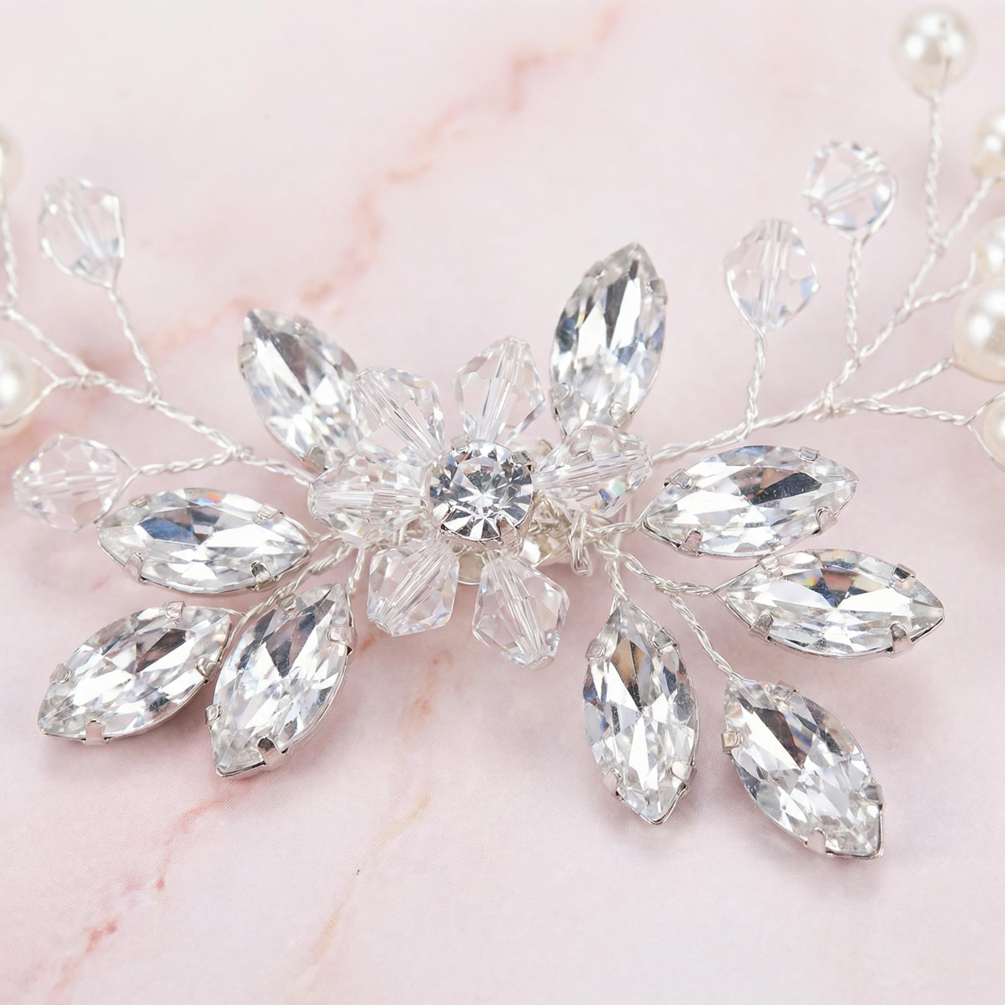 Amazon.com : 3PC Clysburtuony Bridal Hair Accessories for Women