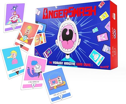 Miniatura 5 de How Am I Weird AngerSmash - Nuevo juego de cartas sobre la ira y el zen  A partir de 8 años  2-5 jugadores  20-40 minutos - Divertido juego familiar