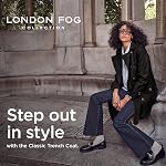 London Fog Women's Midi-Length Trench Coat