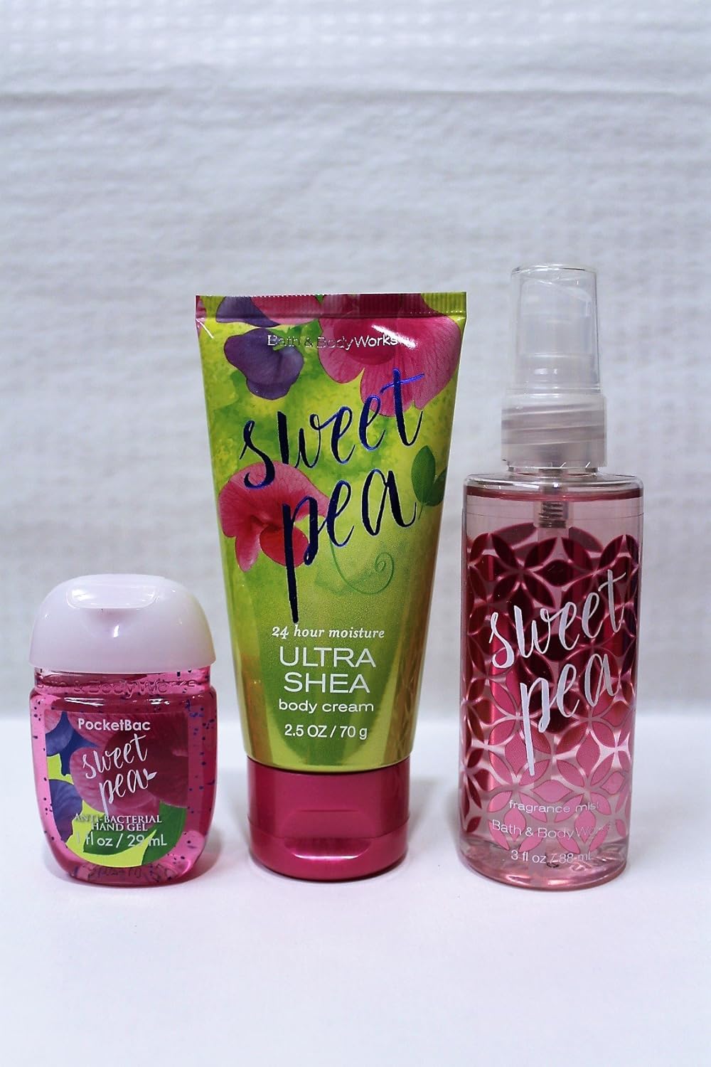 Bath and Body Works - Sweet Pea - On-The- Go - Gift Set