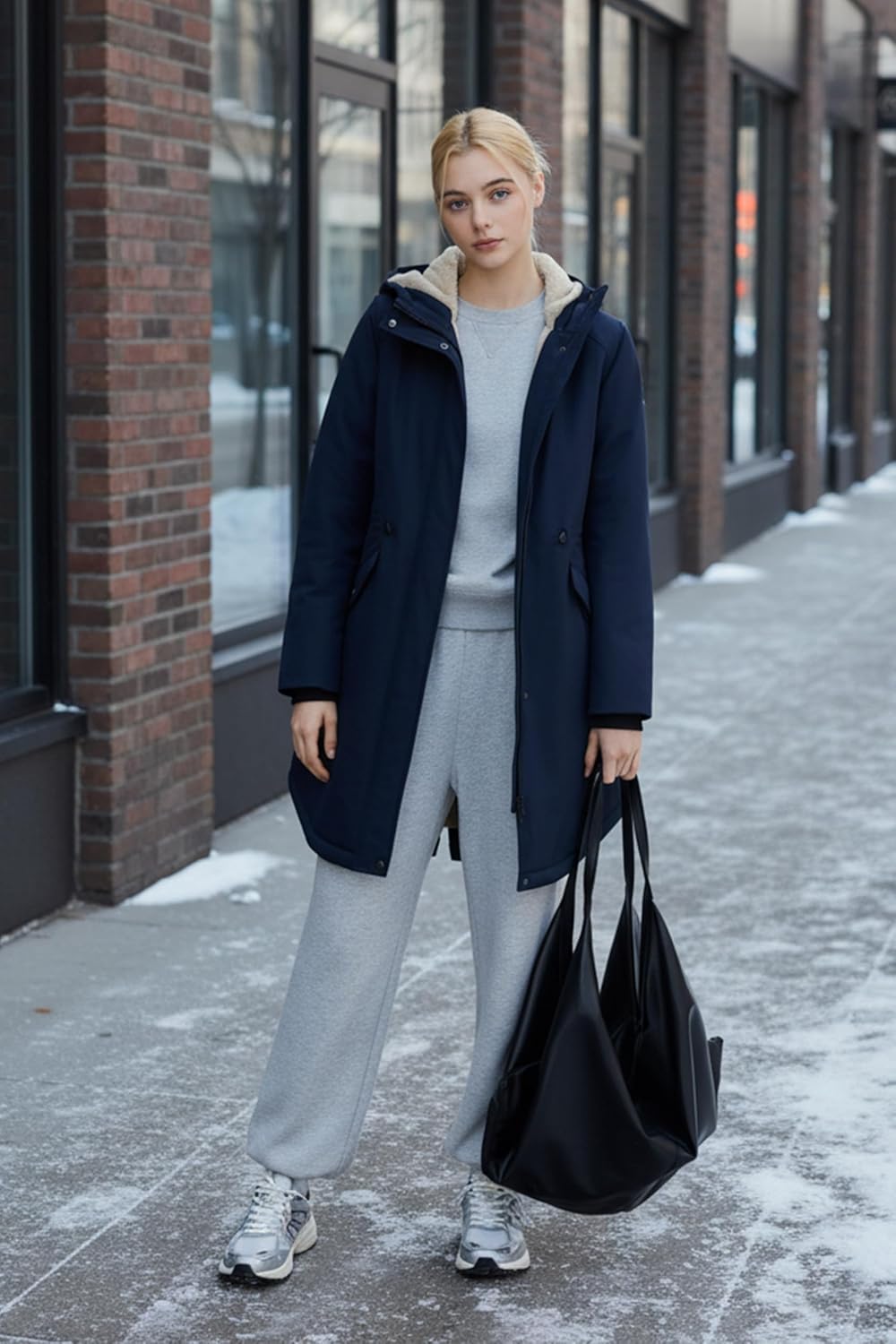 Orolay CHIIONE Winter Coat for Women Thicken Fleece Lined Parka Waterproof Long Warm Puffer Jacket Hooded with Pockets - Image 3