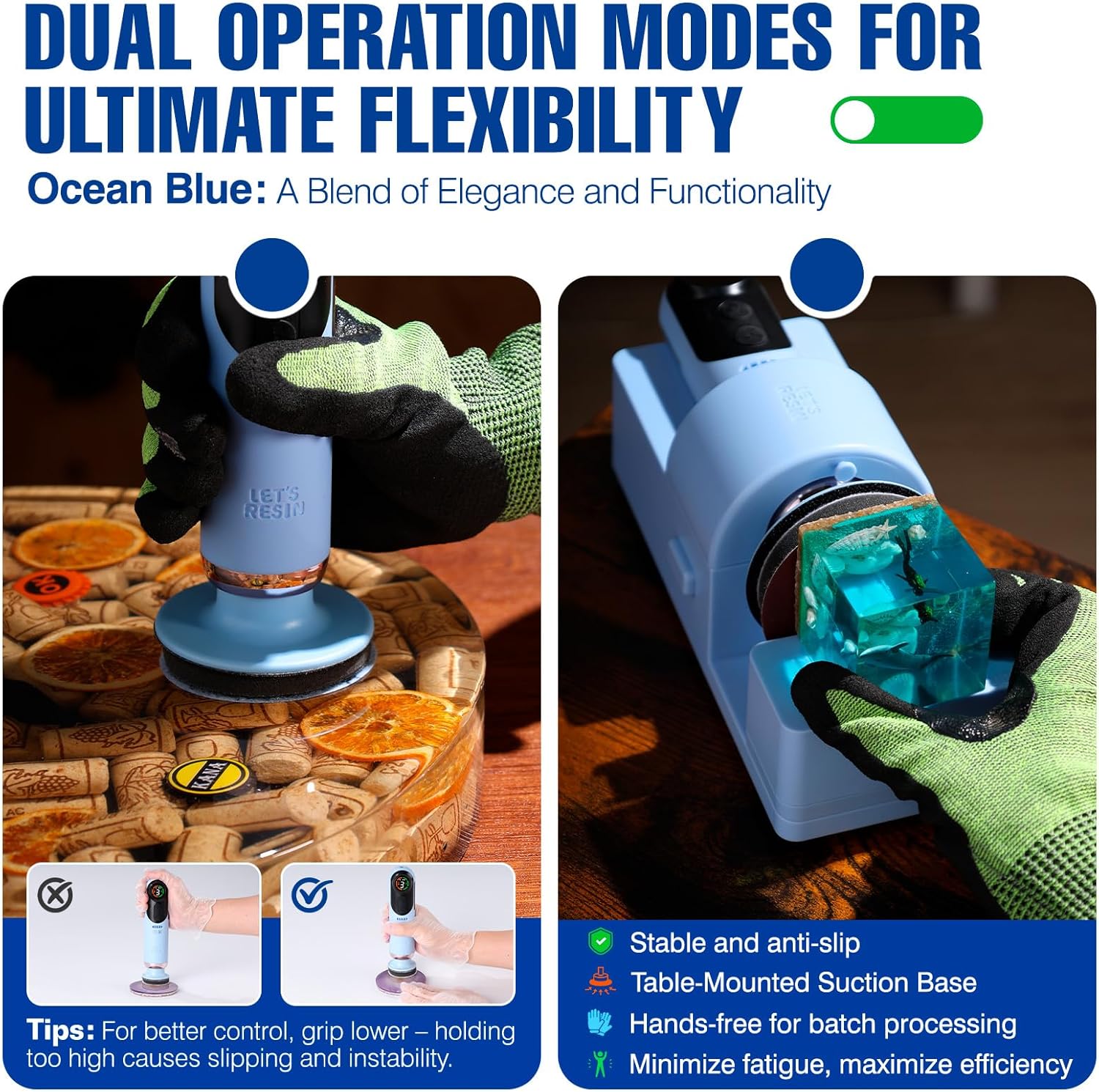 Bundle Resin Tape and Resin Sanding and Polishing Kit
