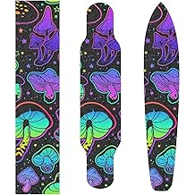 SUABO Skateboard Grip Tape - Gray Black Camouflage Design For Longboards & Skateboards