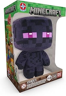 Brinquedos Estrela - Pelúcia Enderman Minecraft