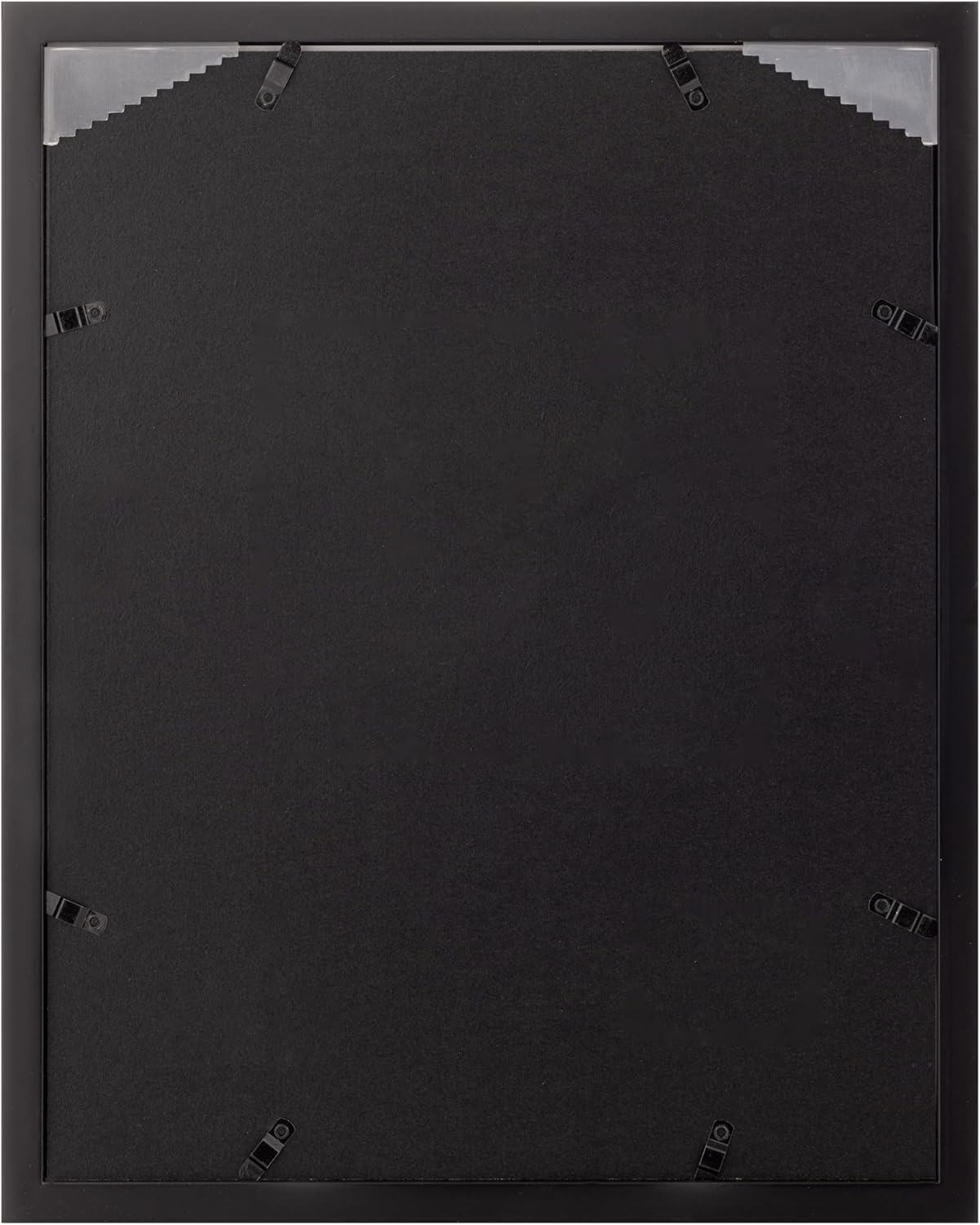 Gallery Solutions - Black Wood Wall Frame 11"x14" - Premium Quality - Rectangular Wall Mount - Classic Design for 8"x10" Photos - Ready-to-Hang - Enhance Your Home or Office Décor with this Elegant Frame - Ideal for Showcasing Memories