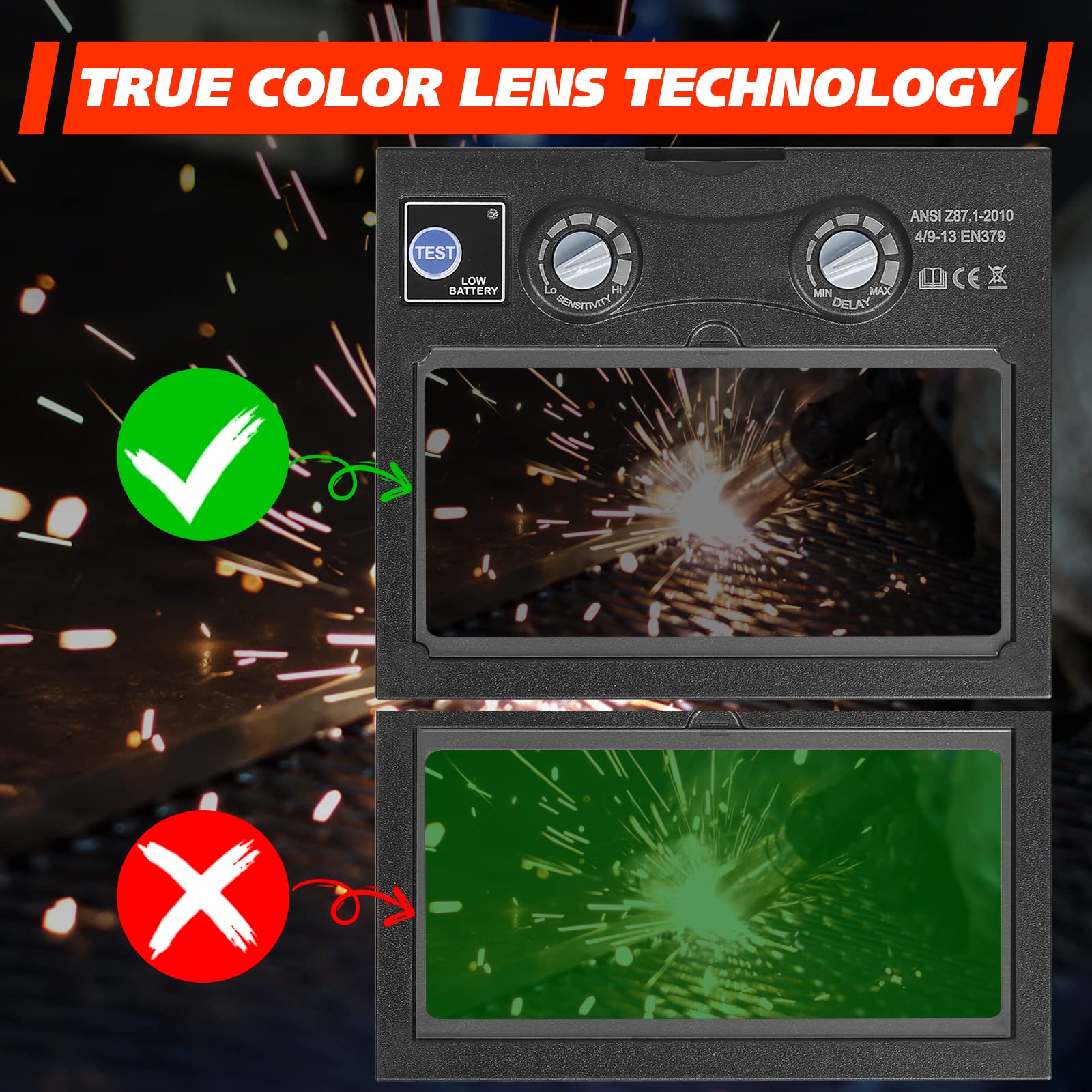 Lente de soldadura de oscurecimiento automático, lente de repuesto para casco de soldadura, panel solar, máscara de soldadura, filtro de automatización, gafas de sombra para ojos