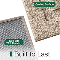 Vista 4 de LUMI Ultra Soft Bathroom Rugs Non Slip with Rubber Backing, Absorbent Washable Bath Mat Quick Dry, Upgraded Premium Microfiber Plush Carpet for