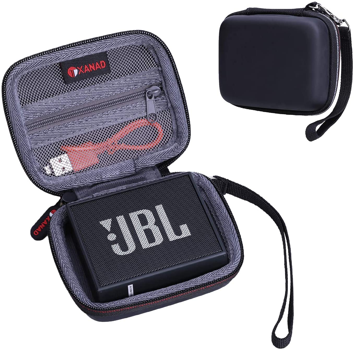 XANAD Hard Case for JBL GO or JBL GO 2 Speaker - Travel Carrying Storage Protective Bag Grey