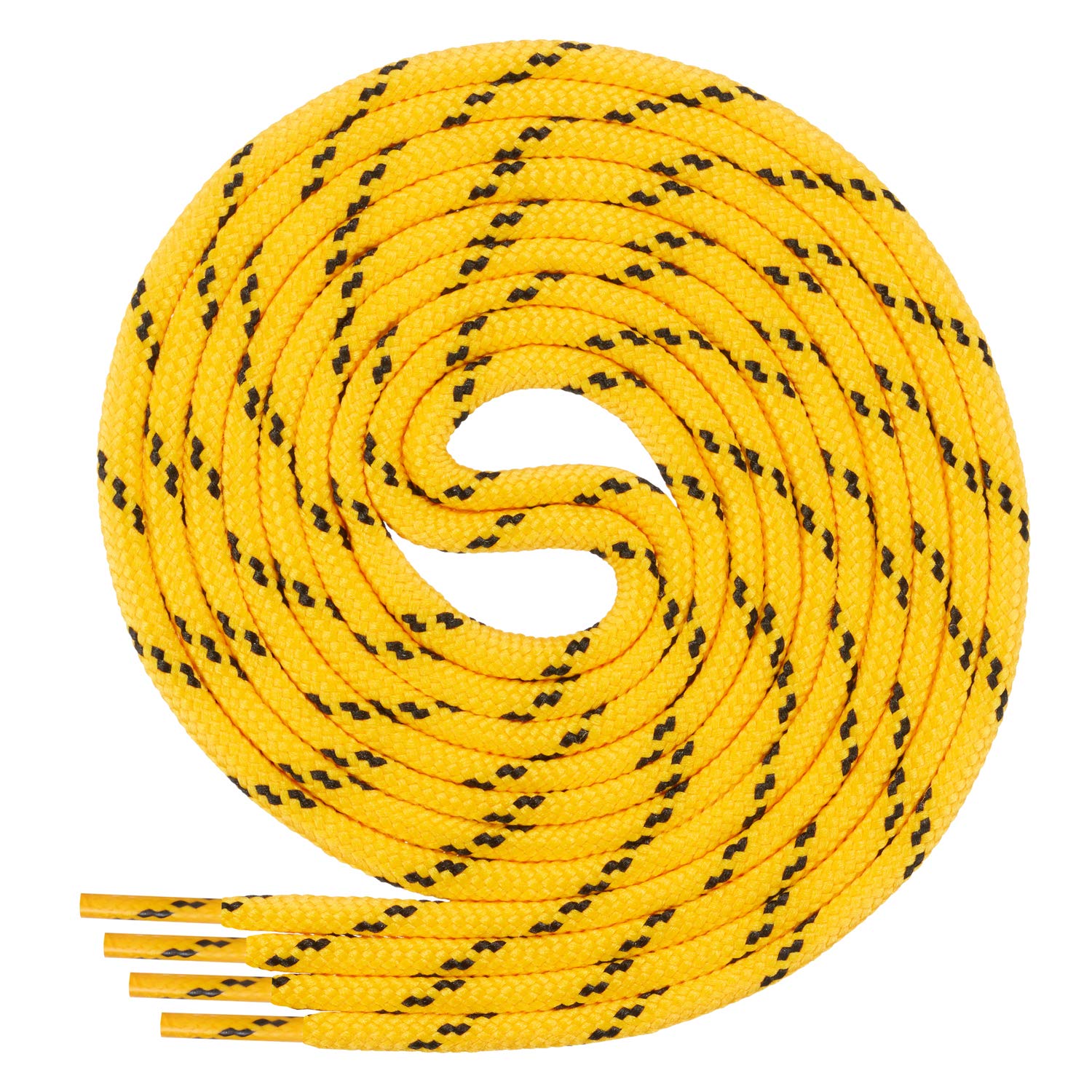 Di Ficchiano Schnürsenkel rund Polyester Ø 4,5 mm reißfest 70-220 cm | Schuhbänder, Arbeitsschuhe, Berufsschuhe, abriebfest, wetterbeständig, für Sneaker, Stiefel, Wanderschuhe, Boots, farbecht