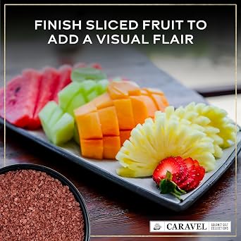 Alaea Red Salt Infused with Baked Red Alaea Clay from Hawaii Natural & Mineral Rich Hawaiian Salt for Cooking and Finishing 4 oz Stackable Jar by Caravel Gourmet