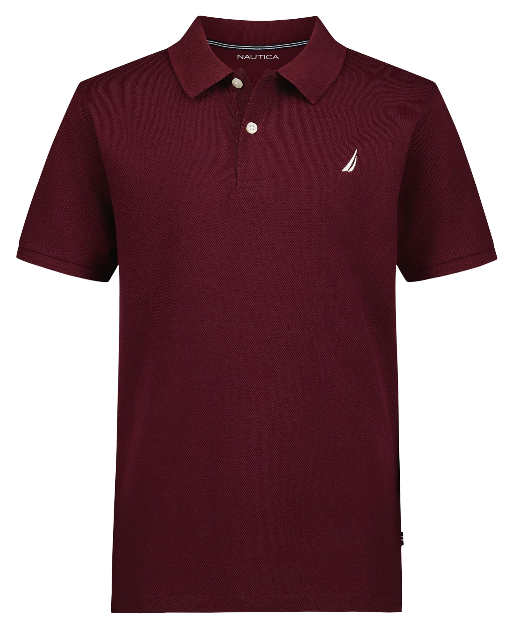 Nautica Short Sleeve Heathered Polo Polo Niños