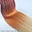 Ombre Braiding Hair Pre stretched Blonde Ginger Orange Prestretched Hypoallergenic Braiding Hair Extensions Non Toxic Ez Braid