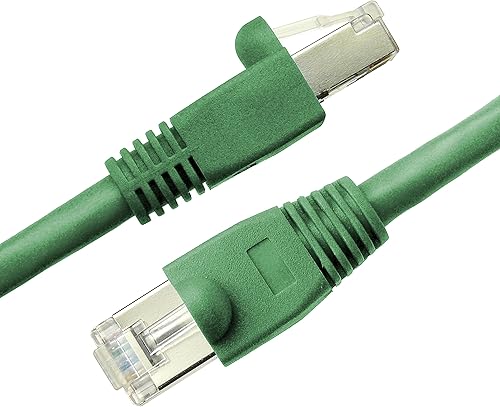 Miniatura 7 de NTW 25' Cat6a Snagless Blindado (STP) RJ45 Ethernet Cable de conexión de red - Azul