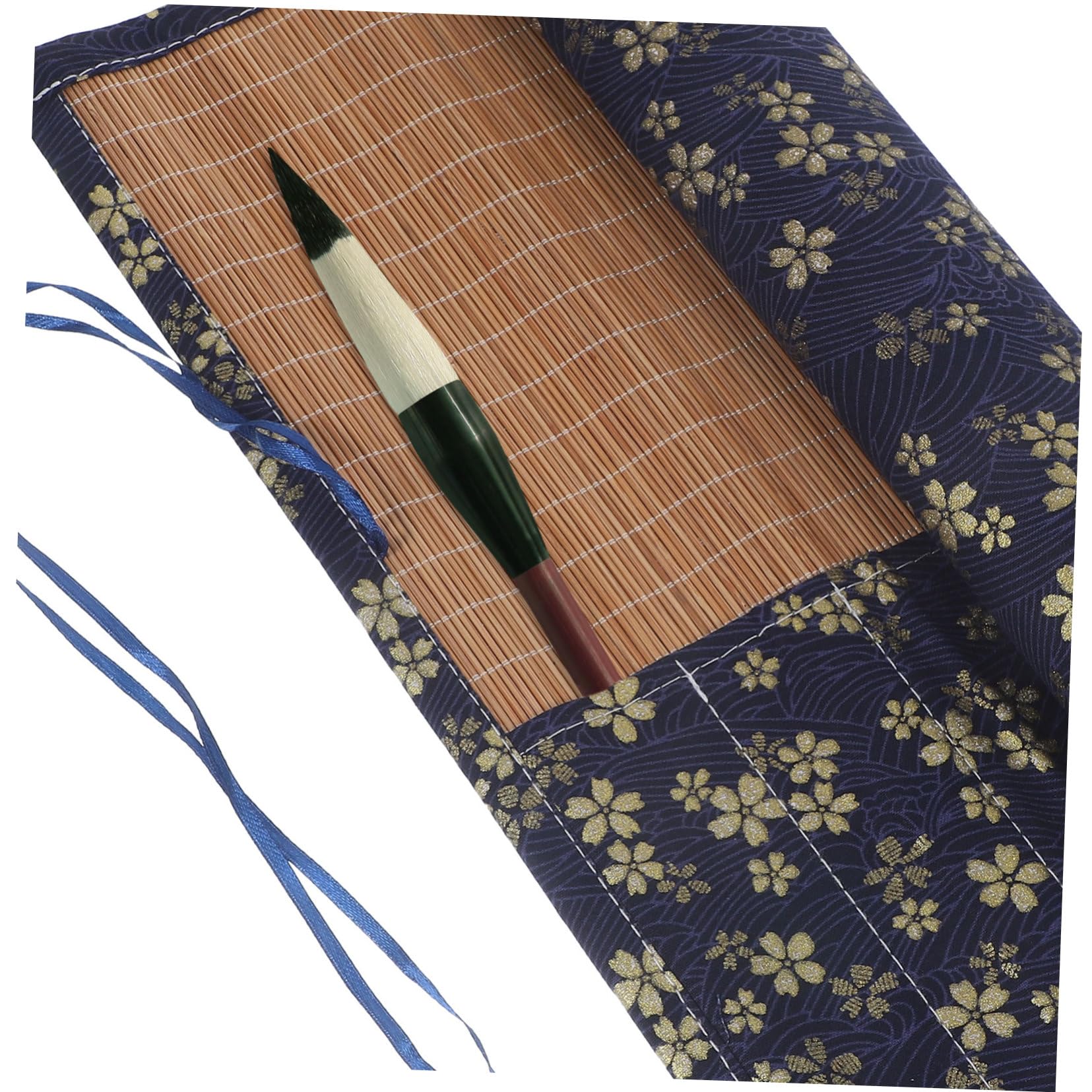 Lurrose Lot De 3 Rouleaux De Pinceaux De Étui À Crayons Enroulable Pochette De Peinture Pratique pour Les Voyages Fabriqué en