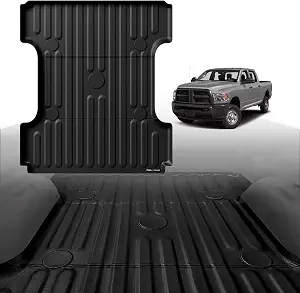 TripleAliners TPE Truck Bed Mat — Vehicle-Specific Fit for Ram 2500/3500 & Ram 1500 (6.4 ft)