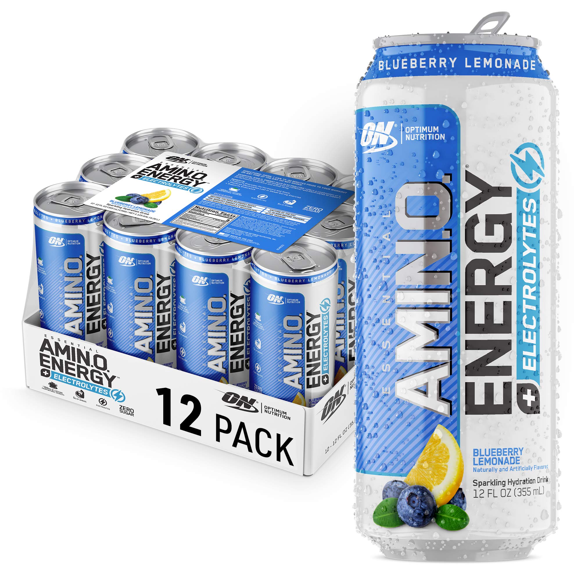 Optimum Nutrition Amino Energy + Electrolytes Sparkling Hydration Drink