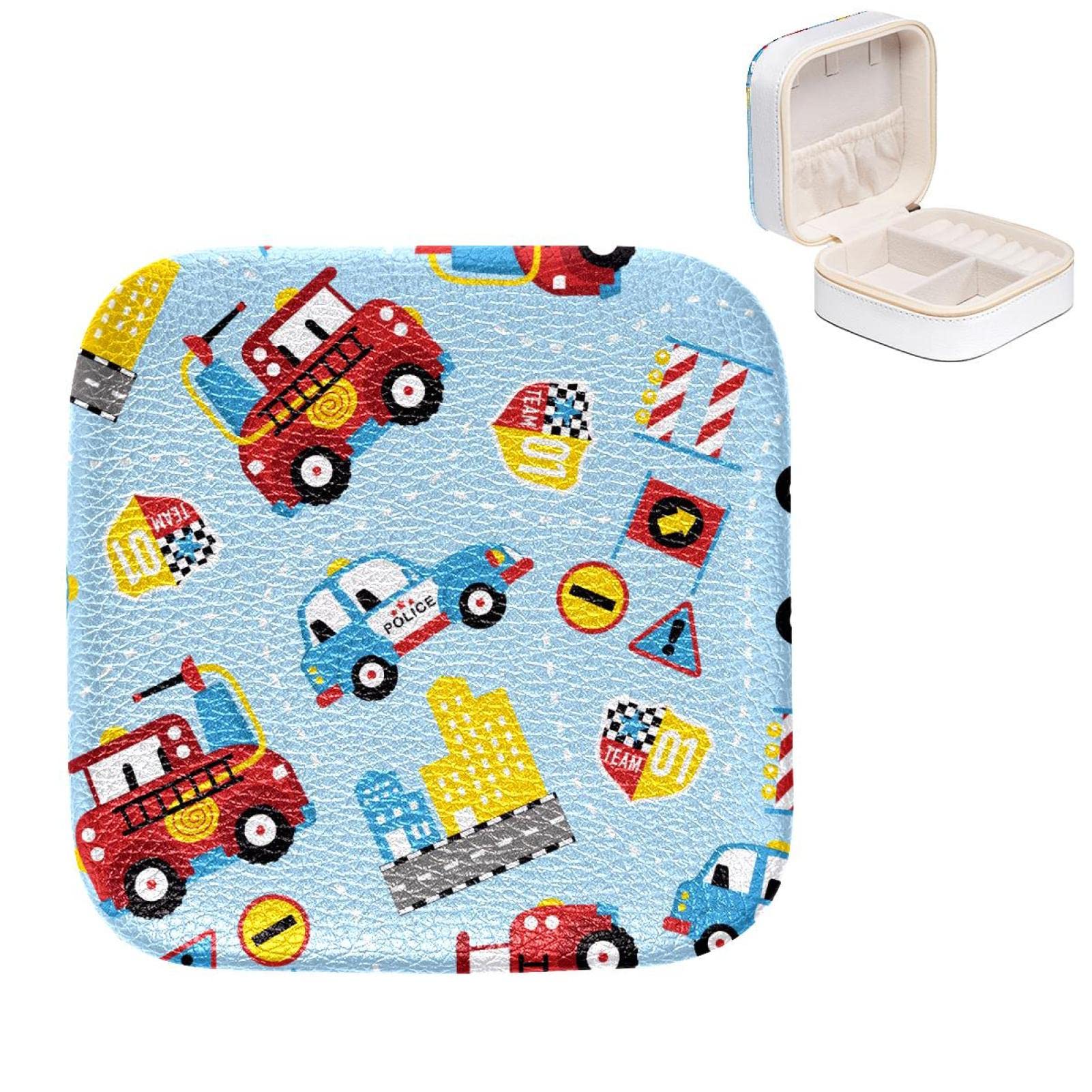 Boîte à bijoux voyage Taxi Cars petit format pour ranger vos bagues en déplacement