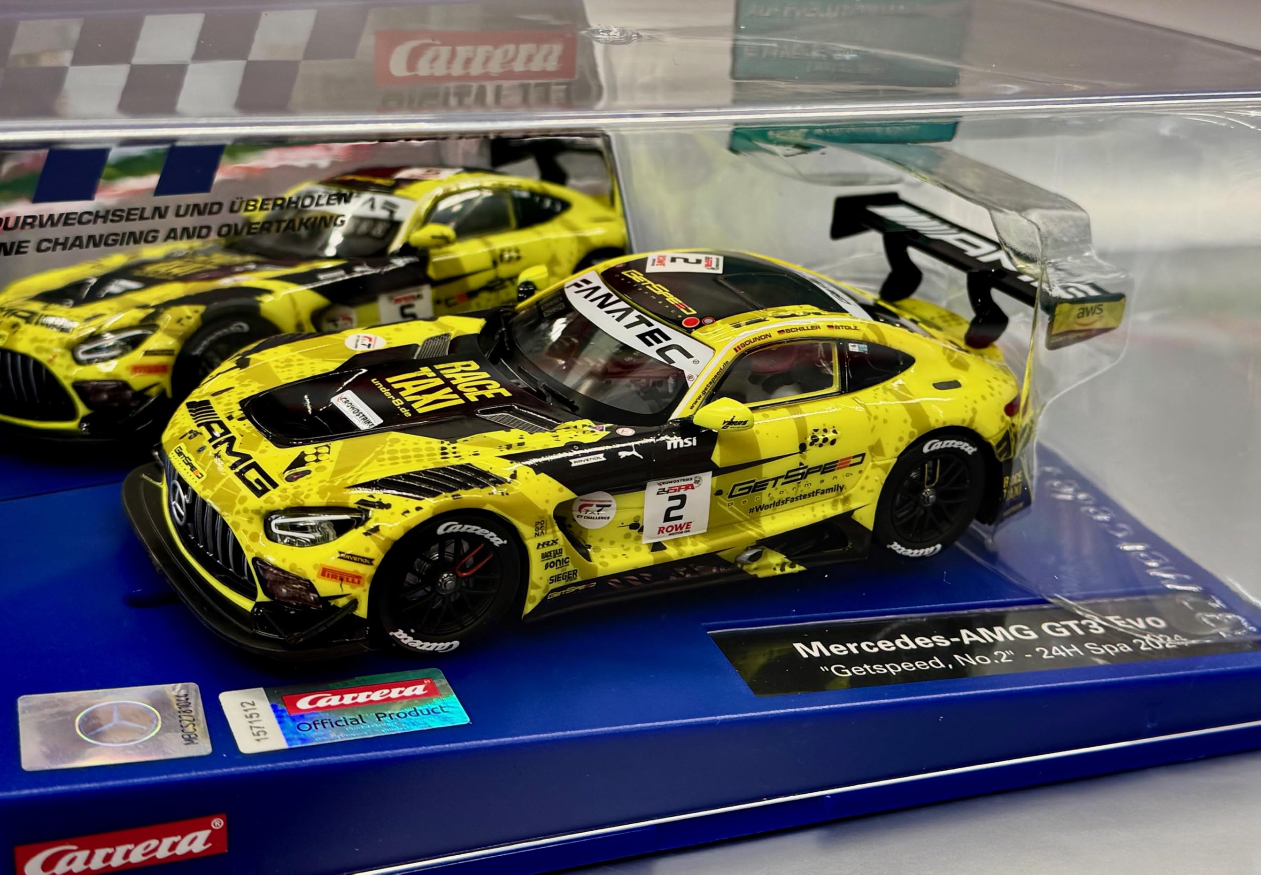 Carrera Mercedes-AMG GT3 Evo 'Getspeed, No.2' 24H Spa 2024
