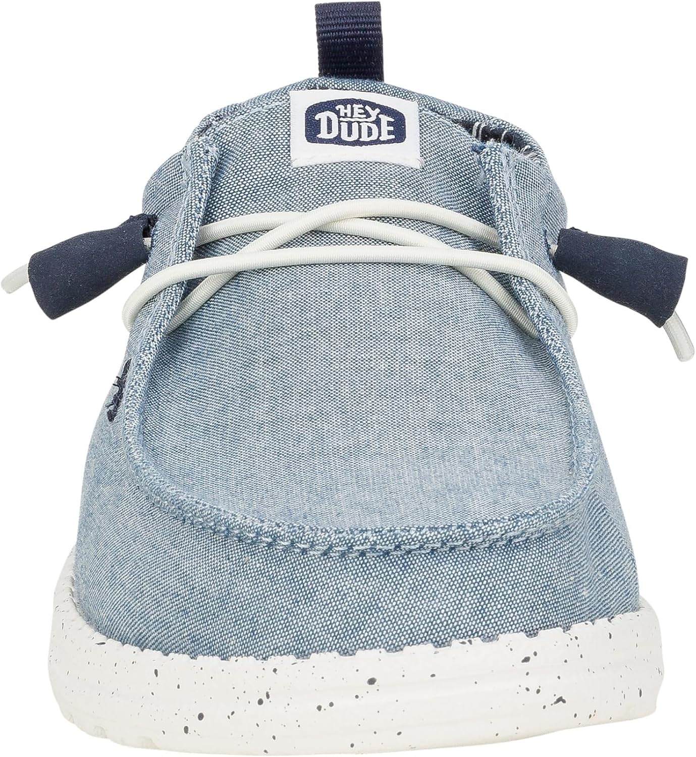 HEYDUDE Women's Wendy Chambray Slip On Loafer | Textile Upper